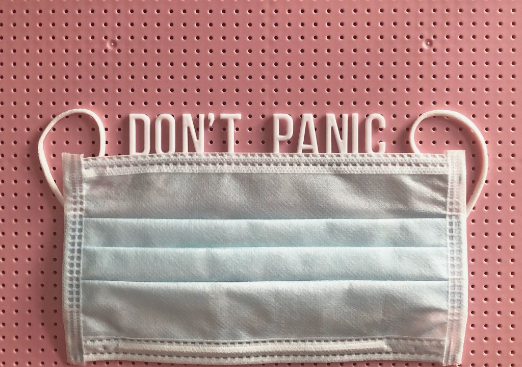 don't panic face mask pandemic covid-19 fashion coco pr may blog public relations singapore